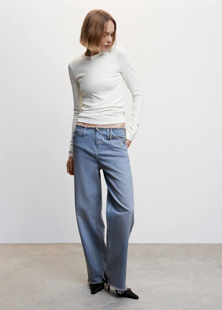 Recycled cotton tshirt Women Mango United Kingdom