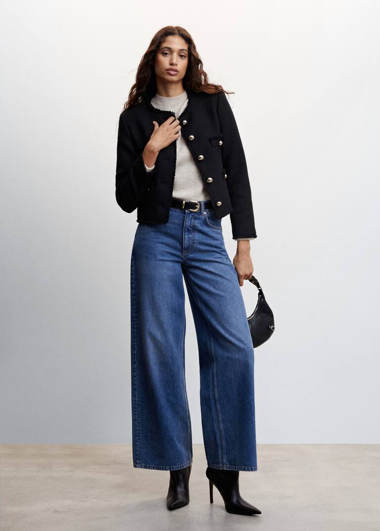 Pocket tweed jacket Women Mango United Kingdom