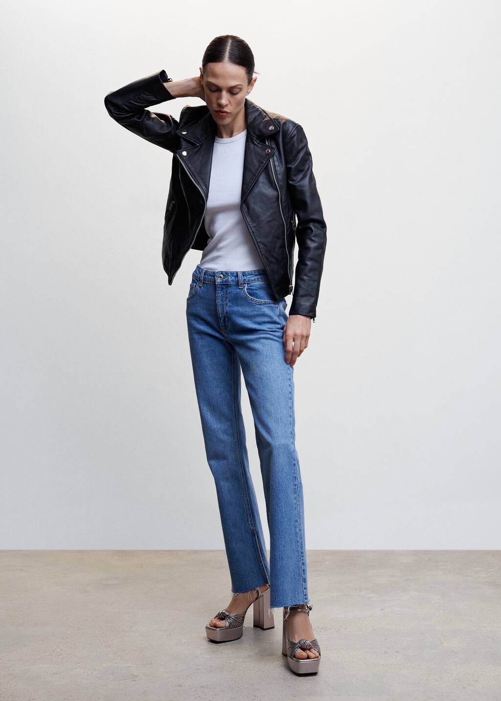 mango sandales a talon