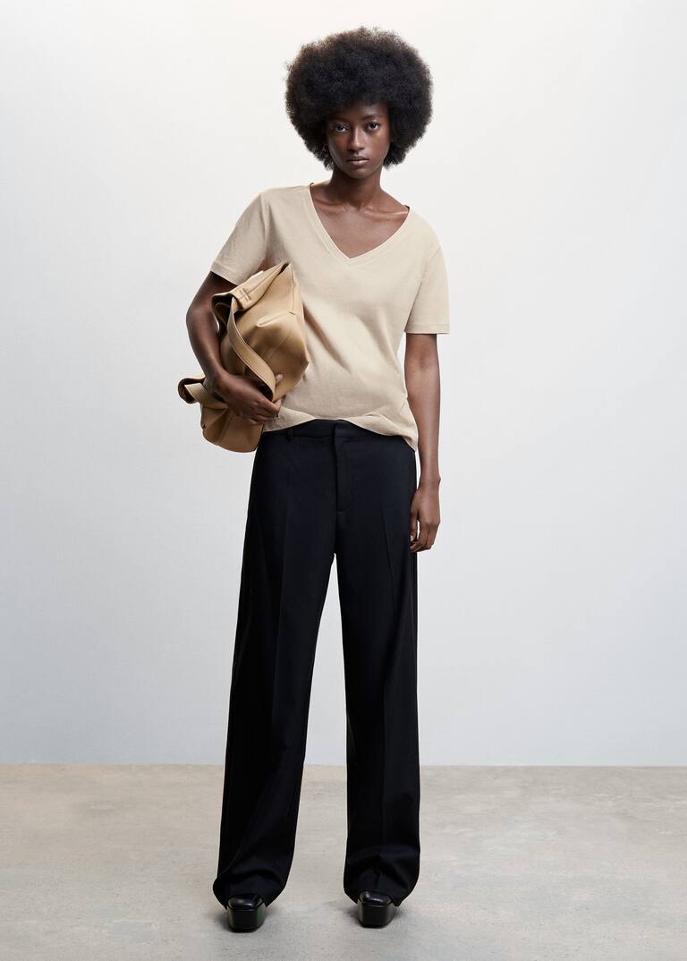 Essential cottonblend tshirt Woman MNG Australia