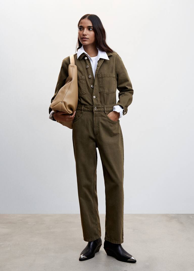 Combipantalon en jean Femme Mango France