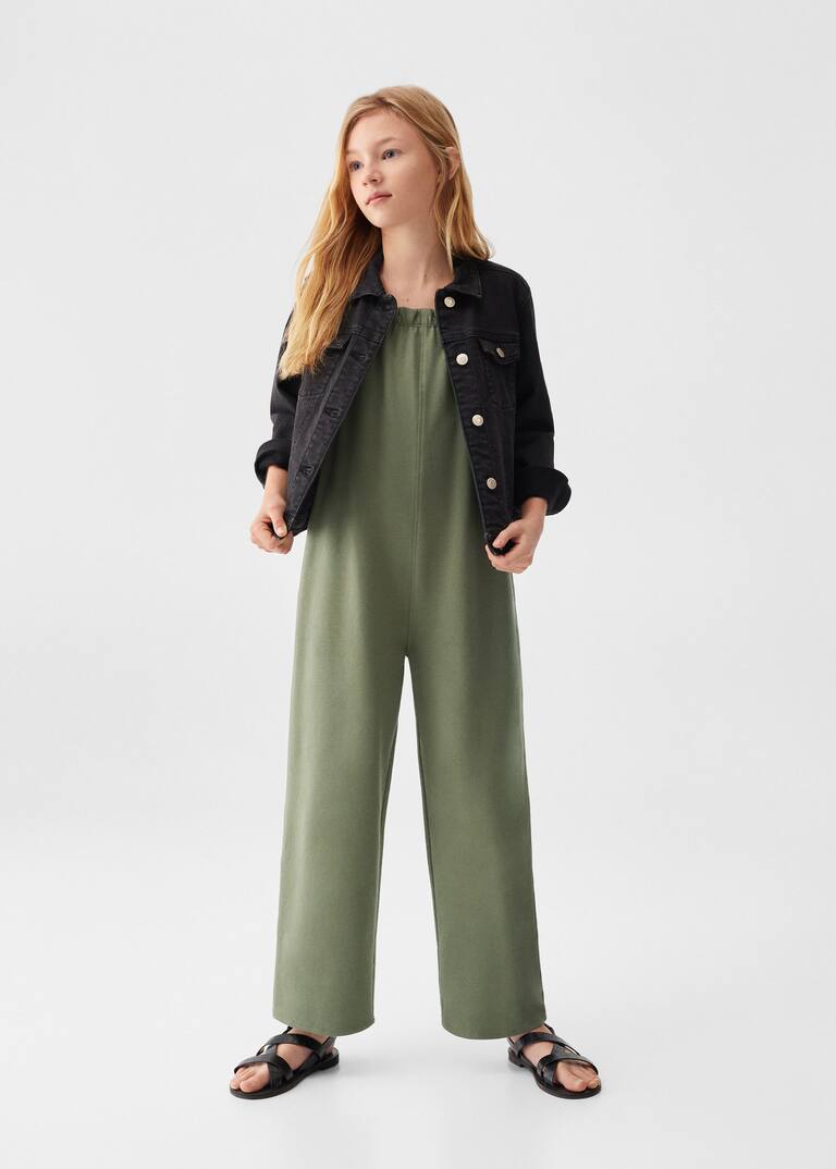 Cotton long jumpsuit Women Mango United Kingdom