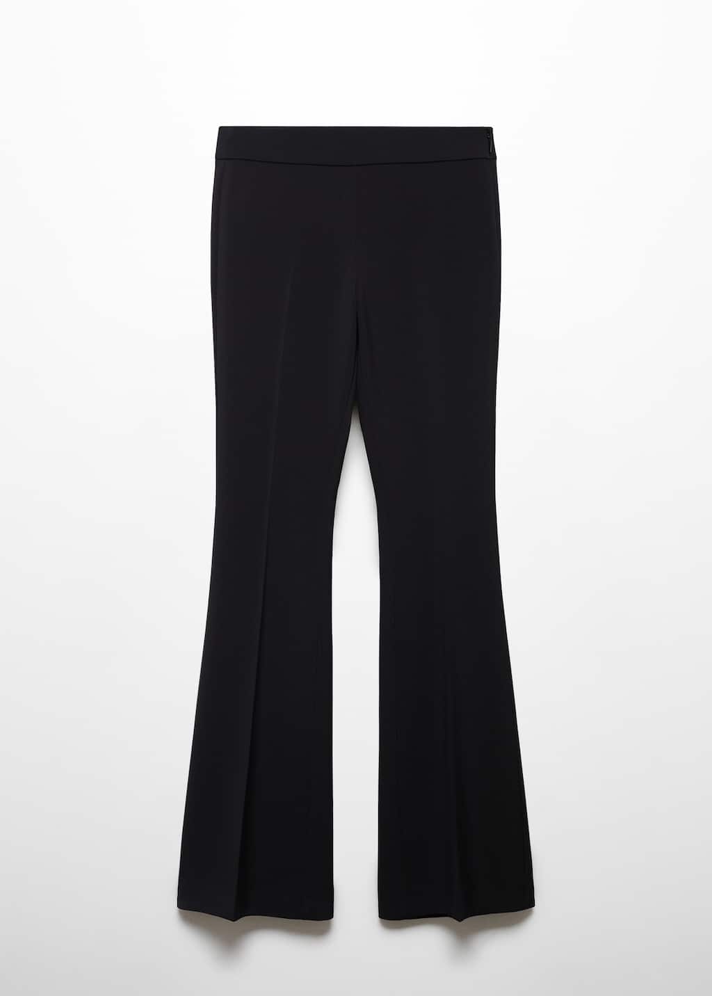 Flared suit trousers