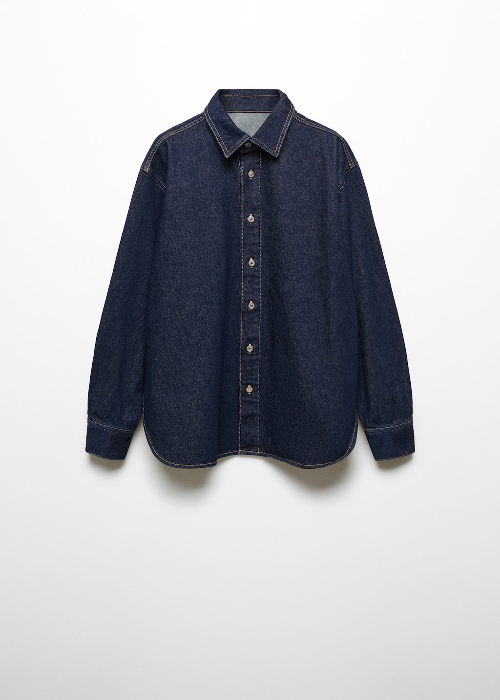 Oversized denim overshirt