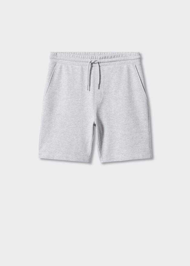 Jogger cotton bermuda shorts Man MANGO OUTLET Netherlands