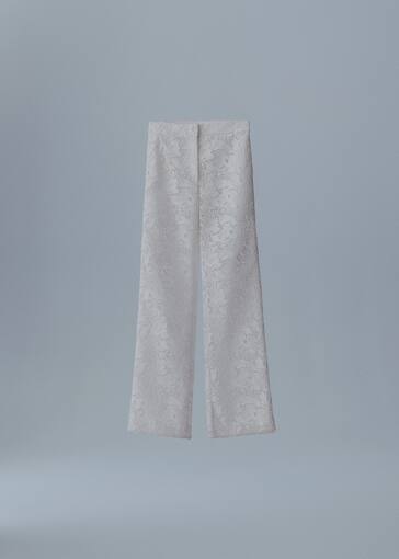 Guipure suit pants - Women | Mango USA