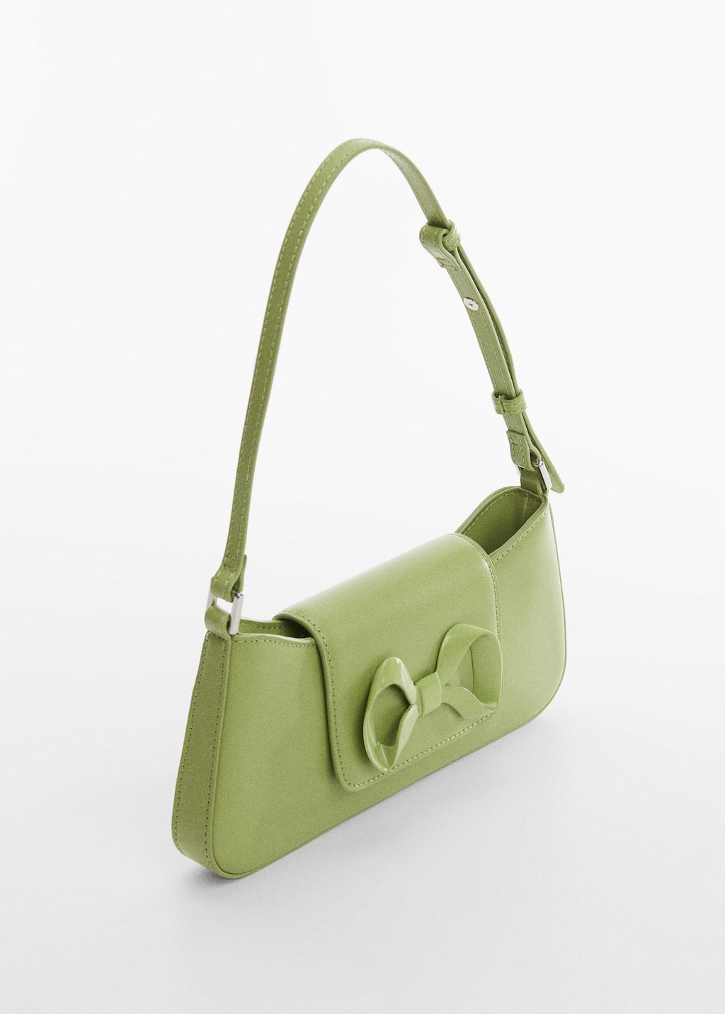 Mango Shoulder bag with bow detail. 8