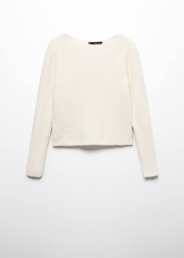 Boat neck sweater - Article without model