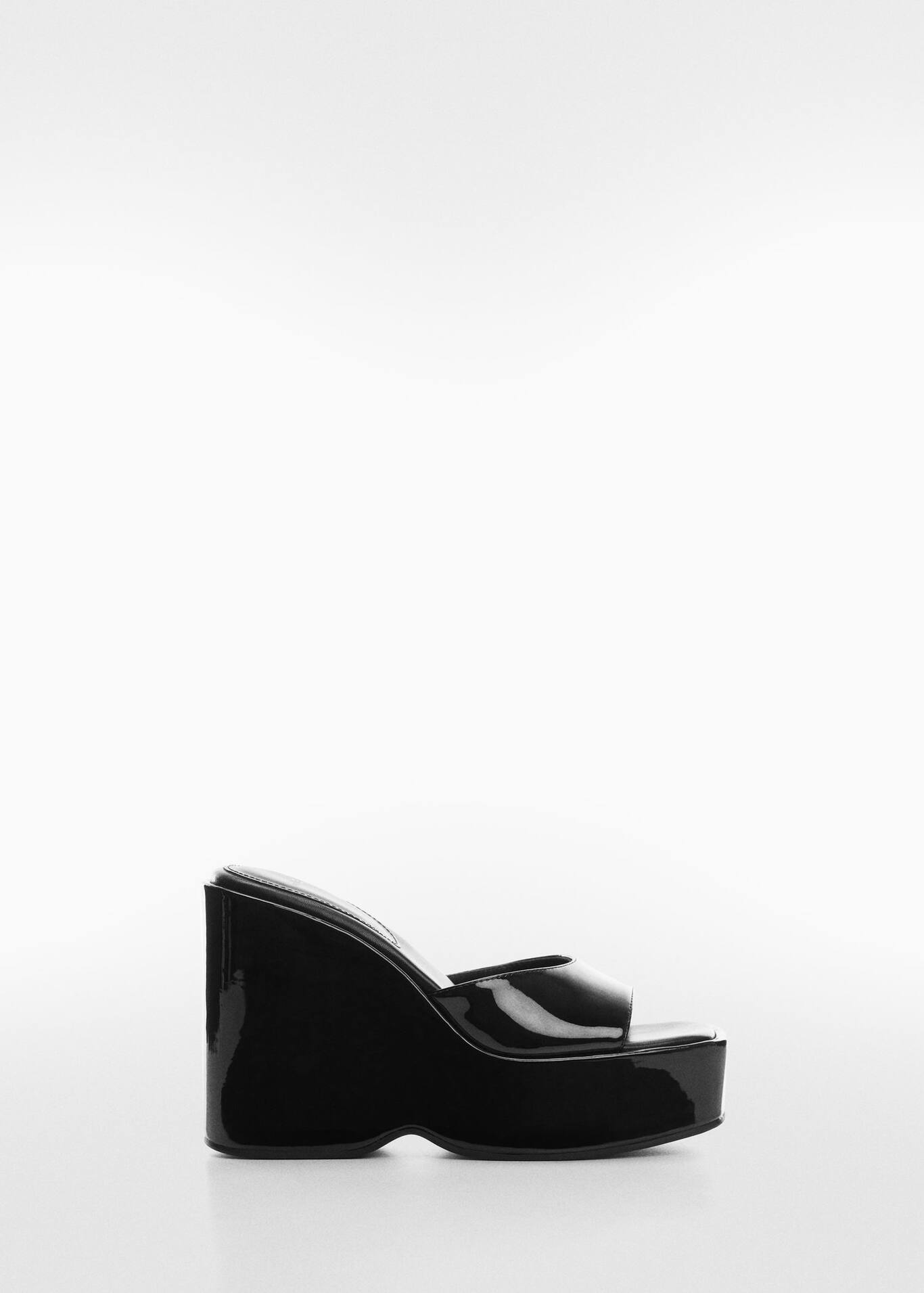 Patent Leather effect Platform Sandals Women Mango USA patent-leather-effect-platform-sandals-women-mango-usa