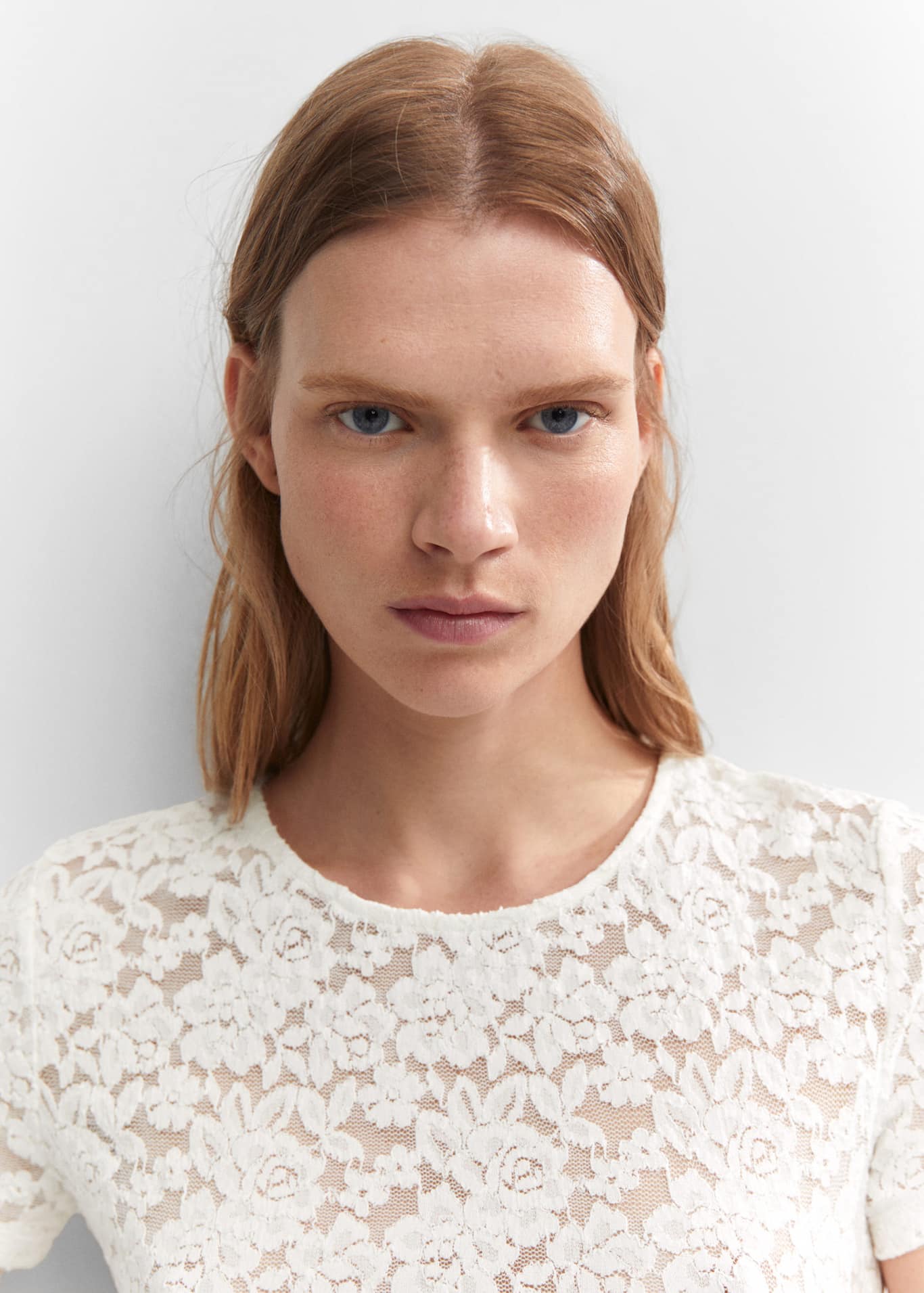 Guipure t-shirt - Women | Mango USA