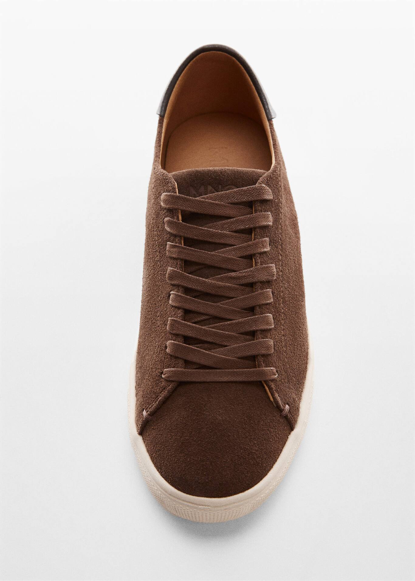 Laces suede sneaker Men Mango Man USA
