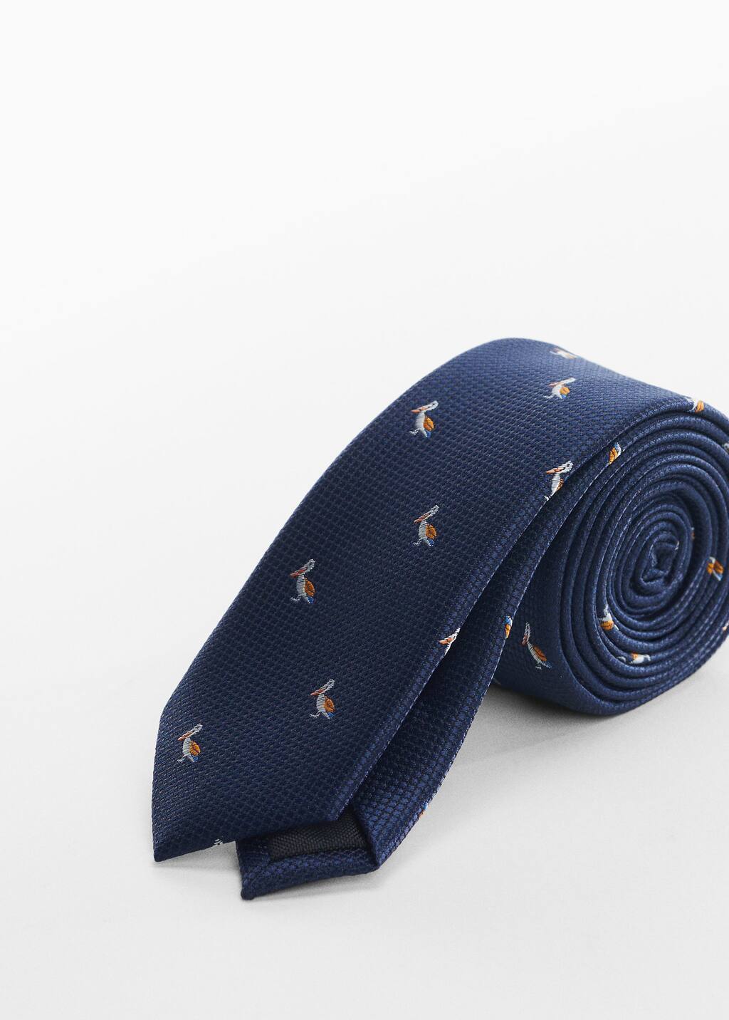Mango Tie with animals print . 5 Mango Tie with animals print . 5