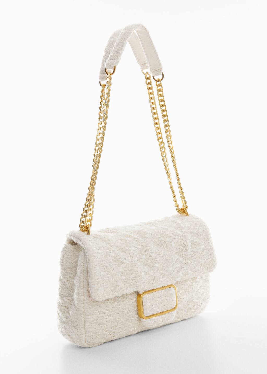 Mango Texturierte Tasche mit Kette - 57010765-08