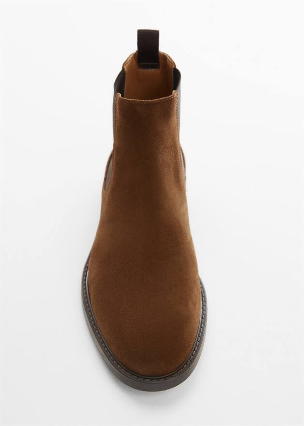 Suede chelsea ankle boots - Men | Mango Man USA