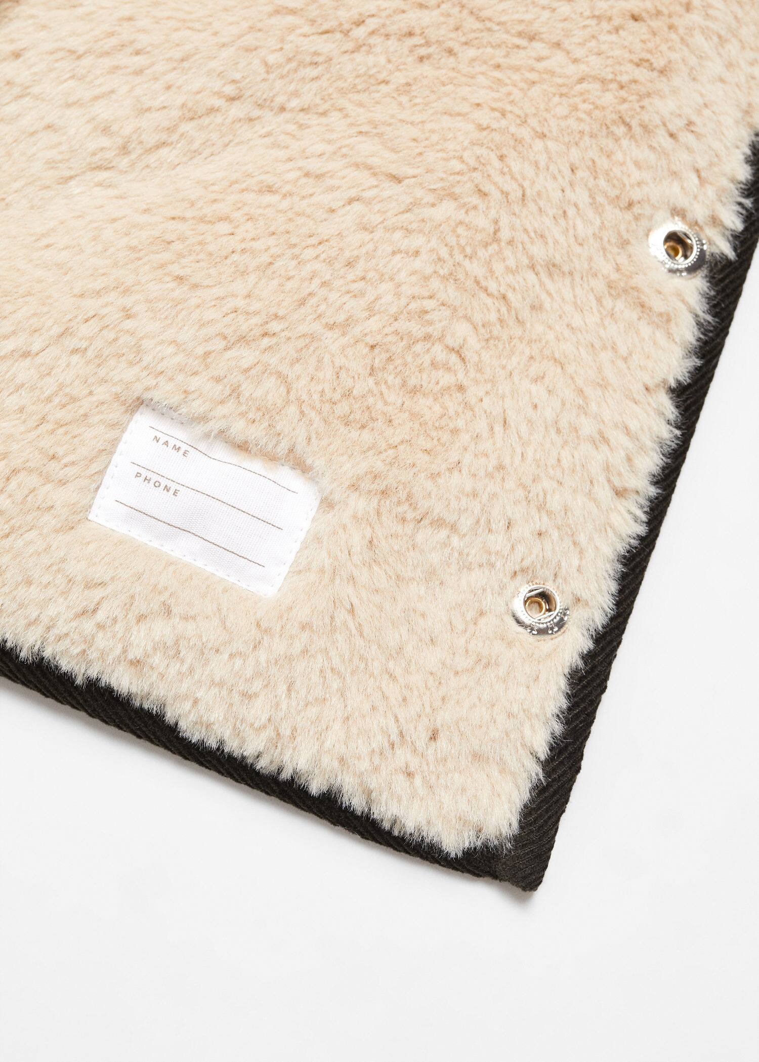 Padded anorak with shearling lining Women Mango USA