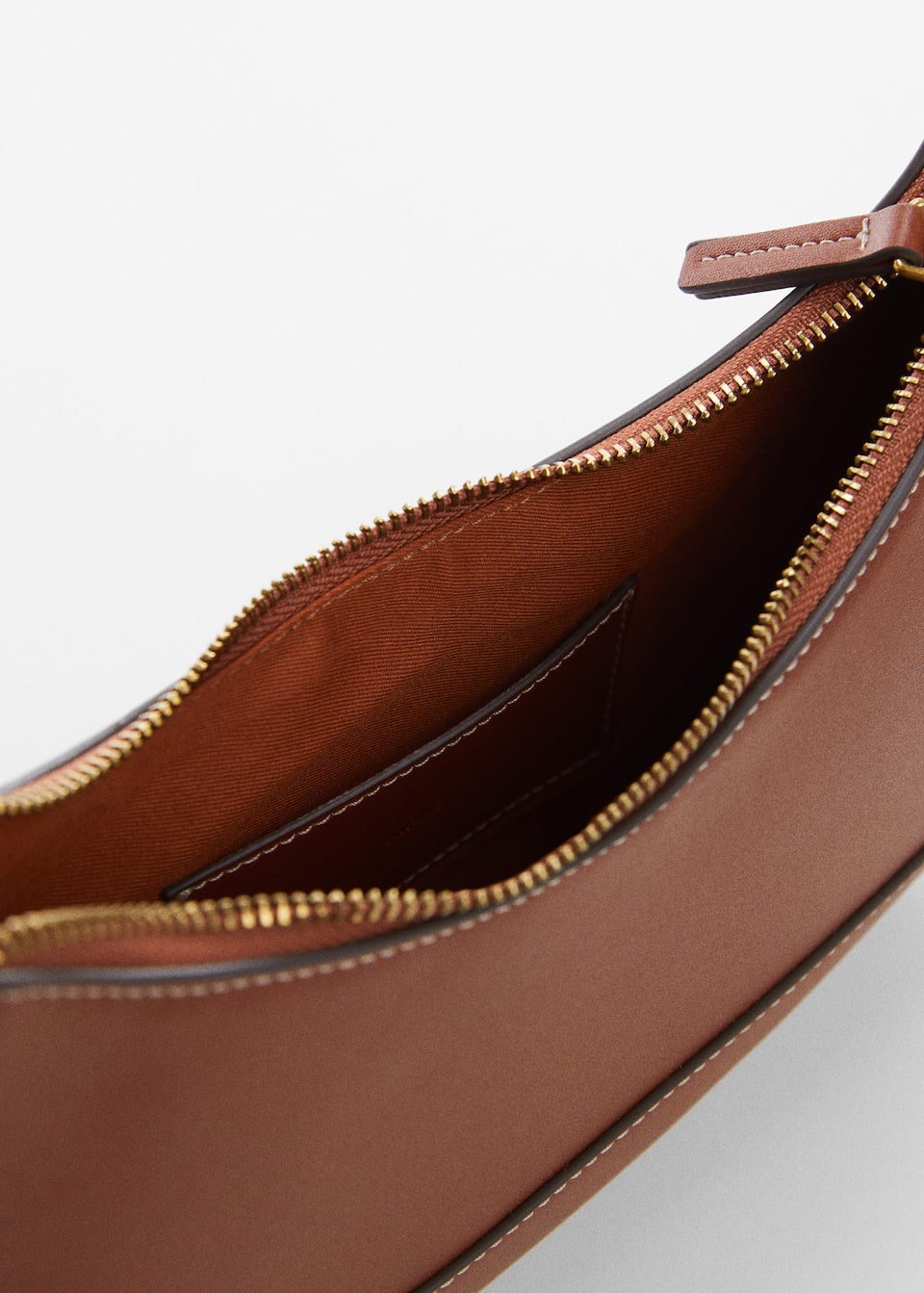 Oval short handle bag Women Mango United Kingdom