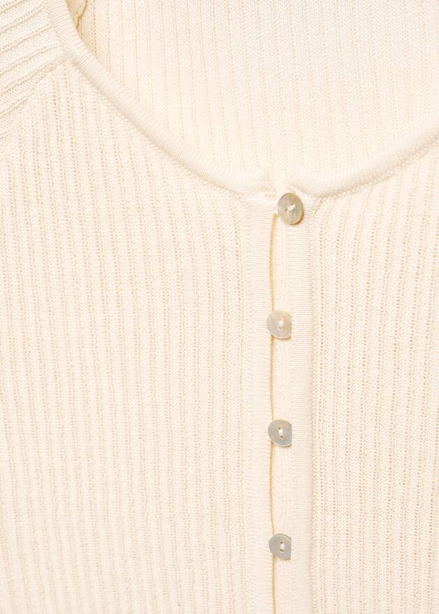 Button knit cardigan Women Mango USA