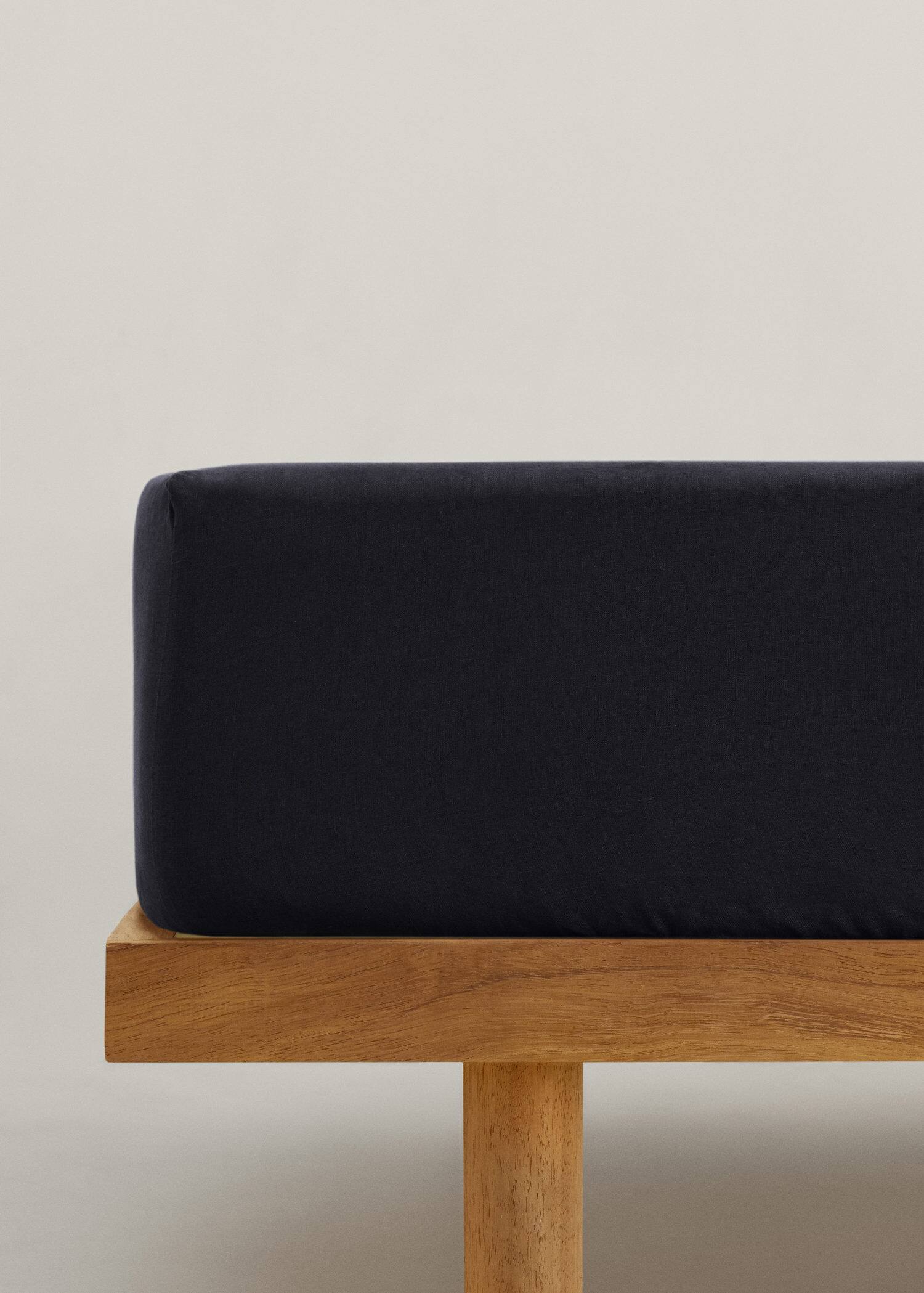 100 linen fitted sheet queen bed Home Mango Home United Kingdom