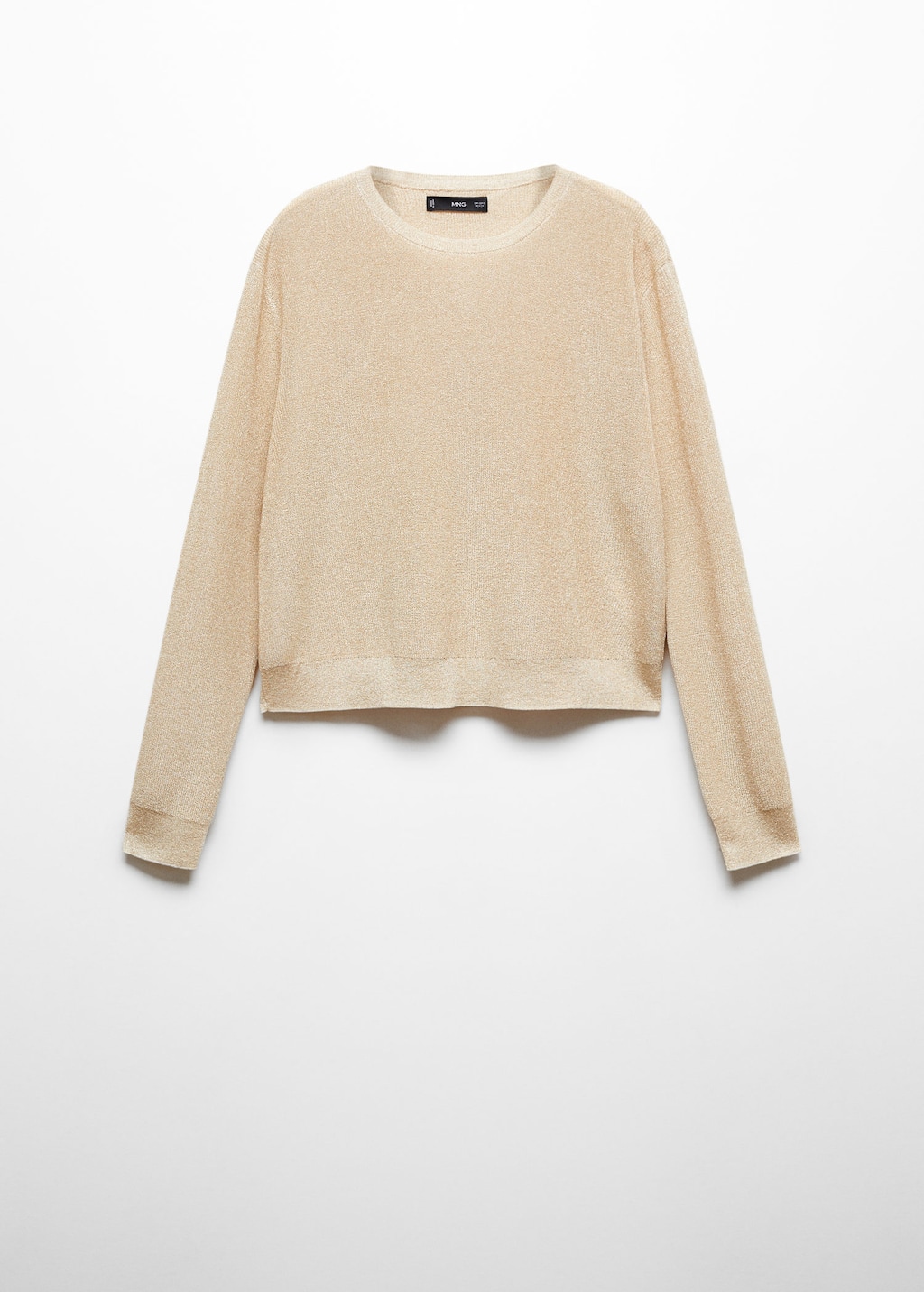 Mango Crewneck lurex sweater. 17