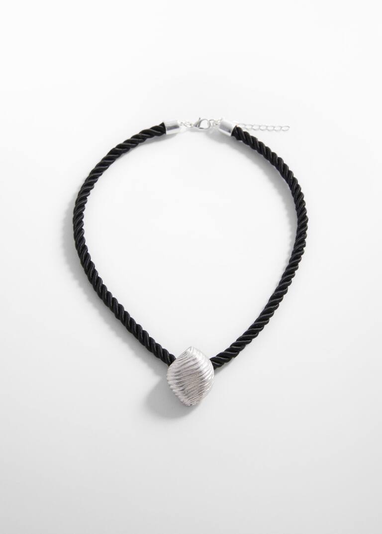 Shell cord necklace Women Mango USA