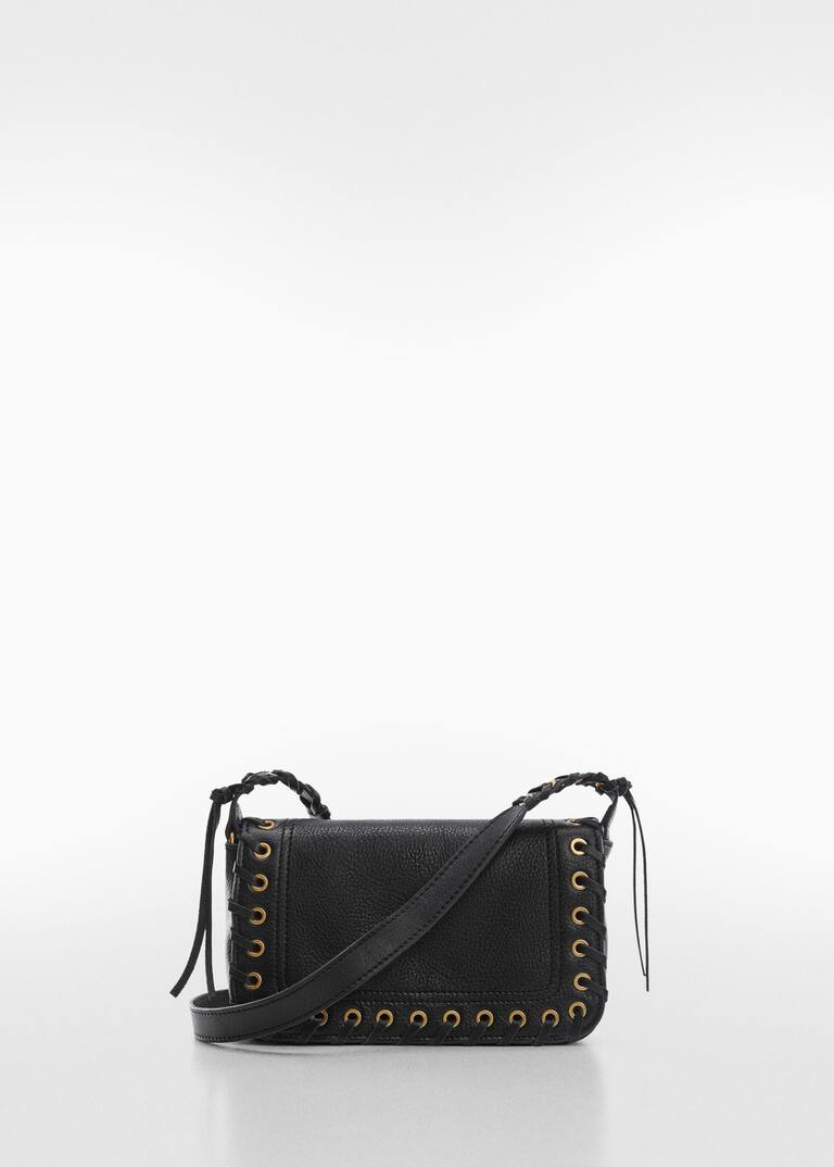 Stud leather bag Women Mango United Kingdom