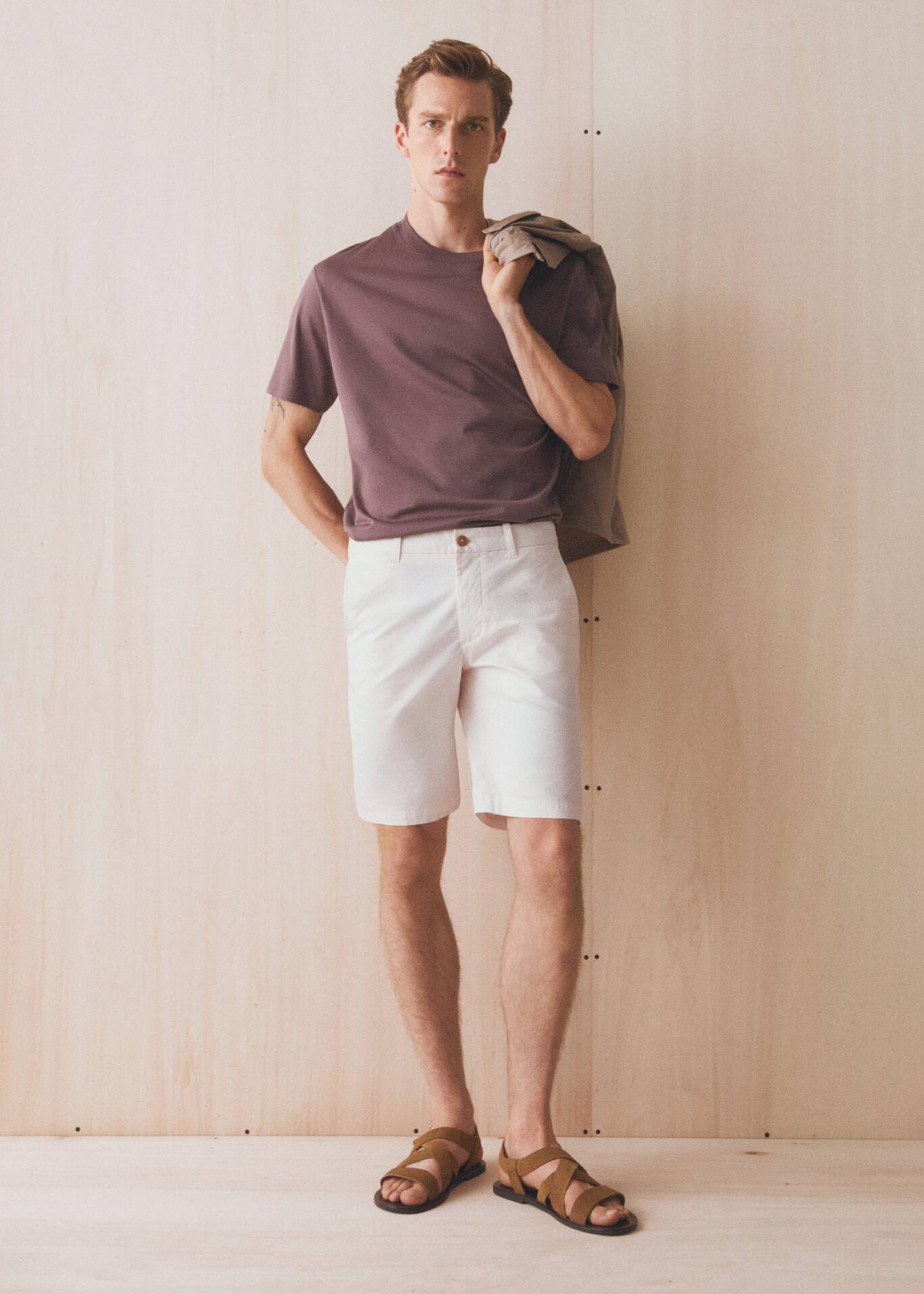 Chino bermuda shorts - Man | Mango Man The Philippines