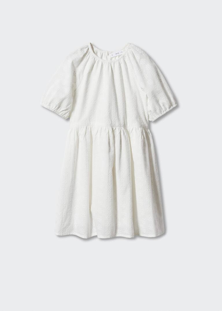 Embroidered printed dress Women Mango USA