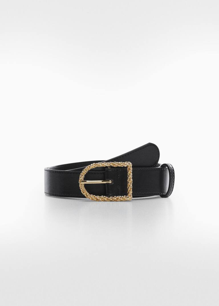 Braided belt with buckle Women Mango United Kingdom