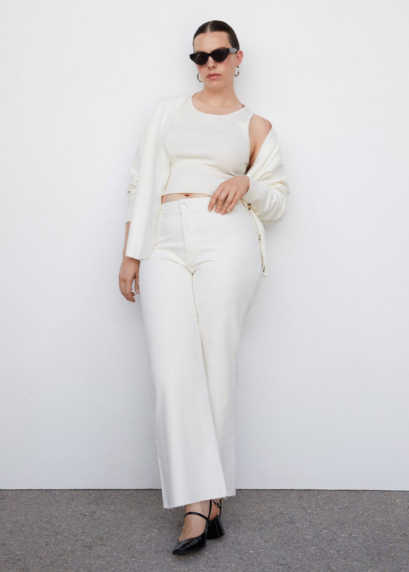 Button knit cardigan Women Mango USA