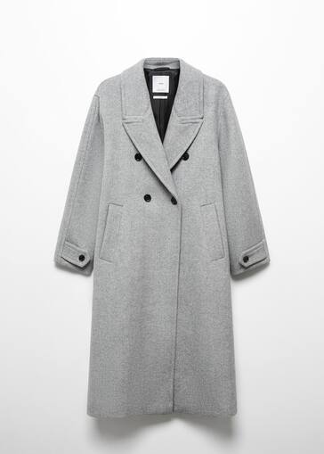 Vlněný kabát oversize - Zboží bez modelu