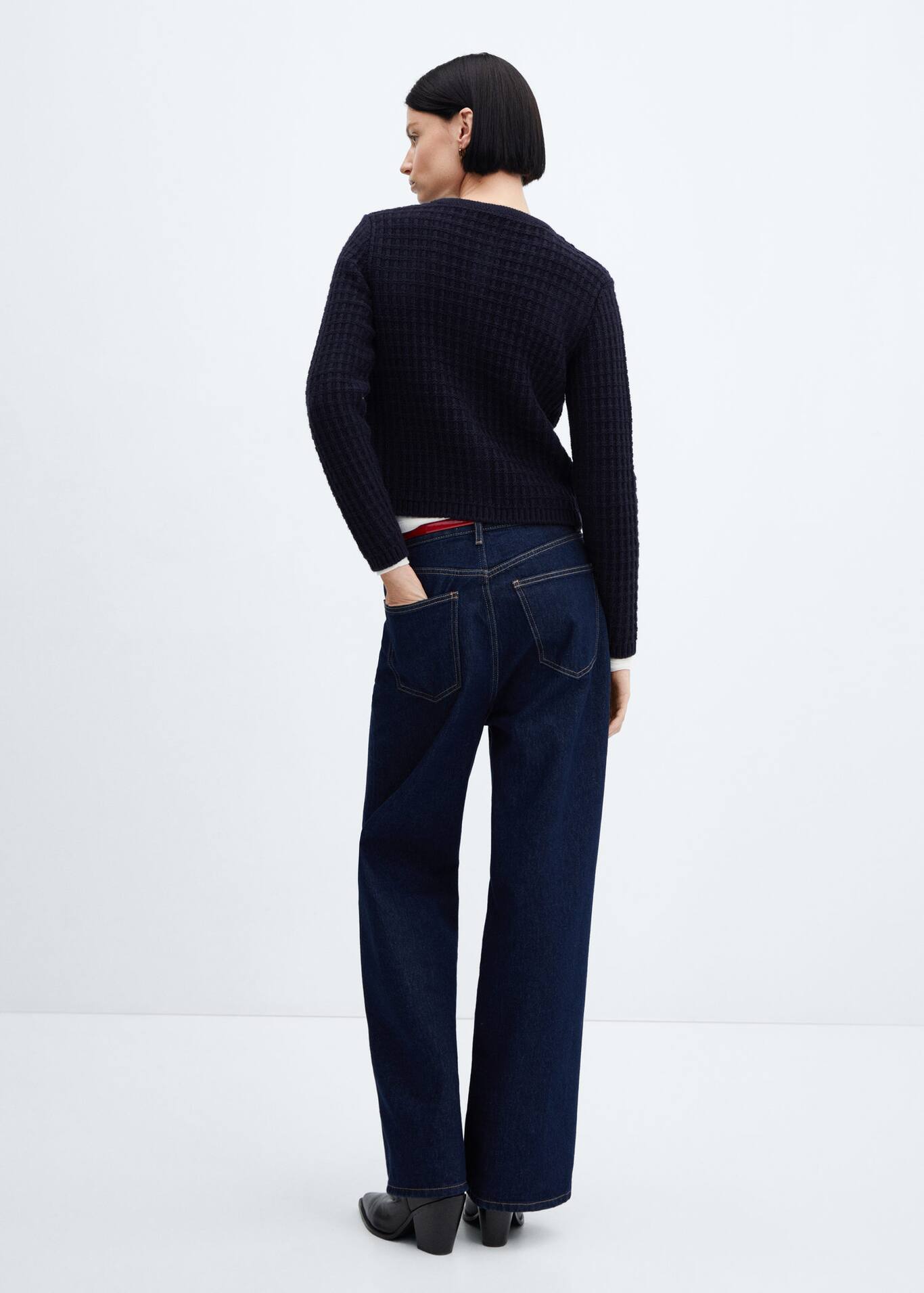 Button knit cardigan Women Mango USA