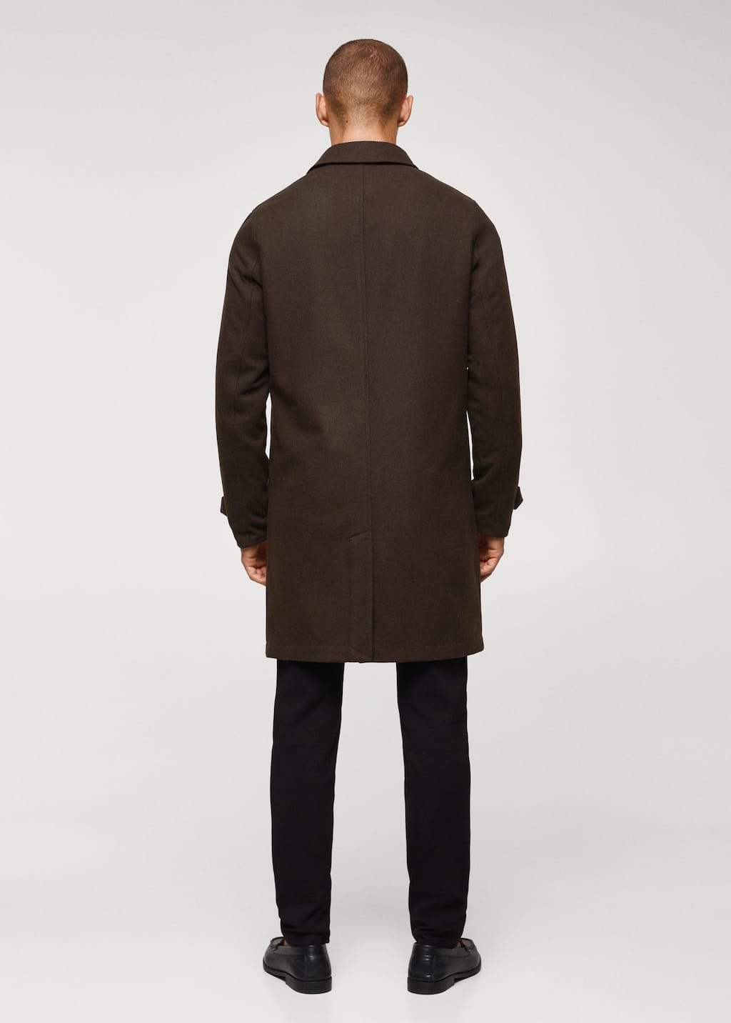 Trench Premaman In Lana BE20-225 - 81% Lana, Chiusura Lampo, Con Inserti, Morbido E Caldo - Foto 11