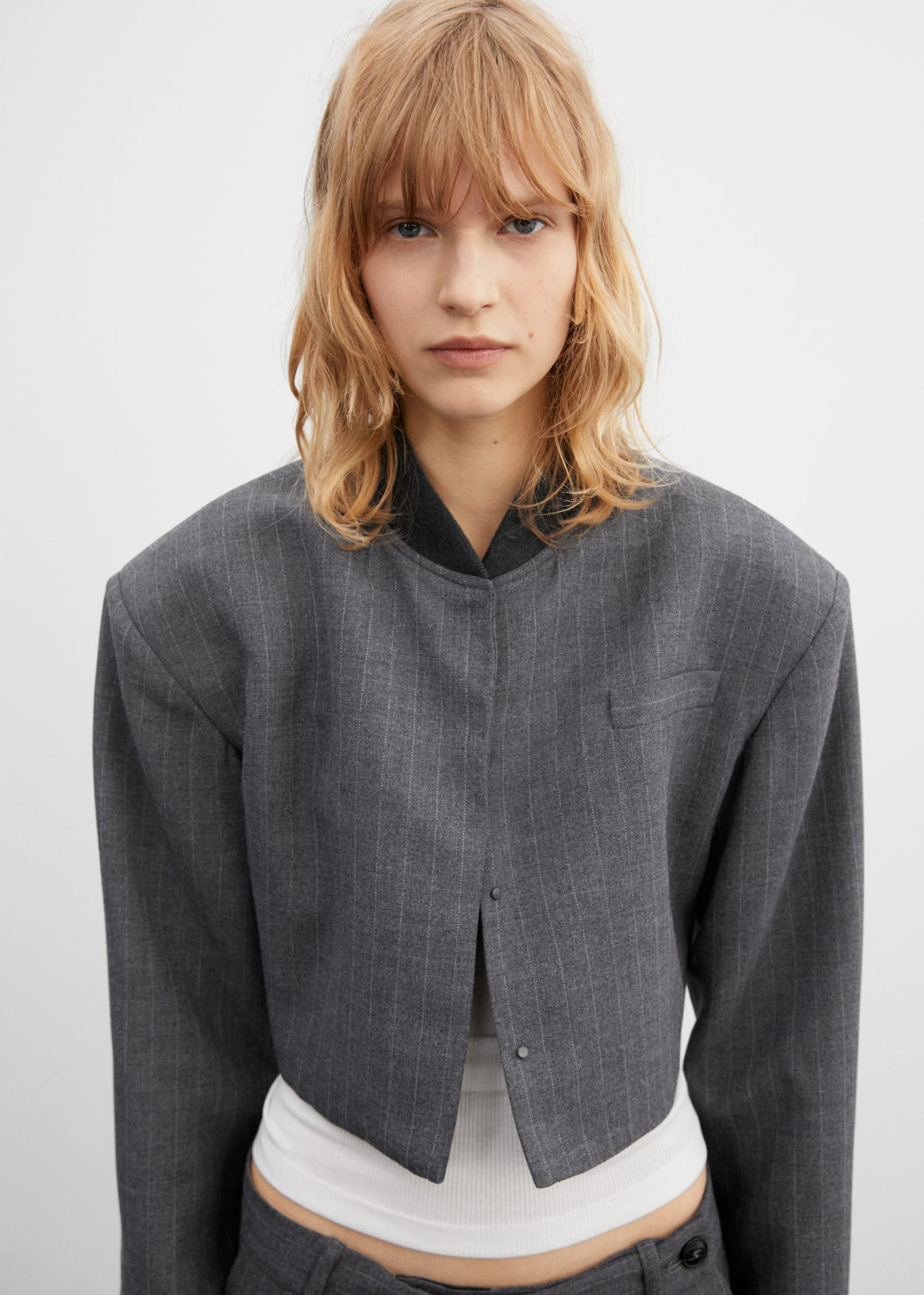 Veste épaules structurées - Femme | Mango France