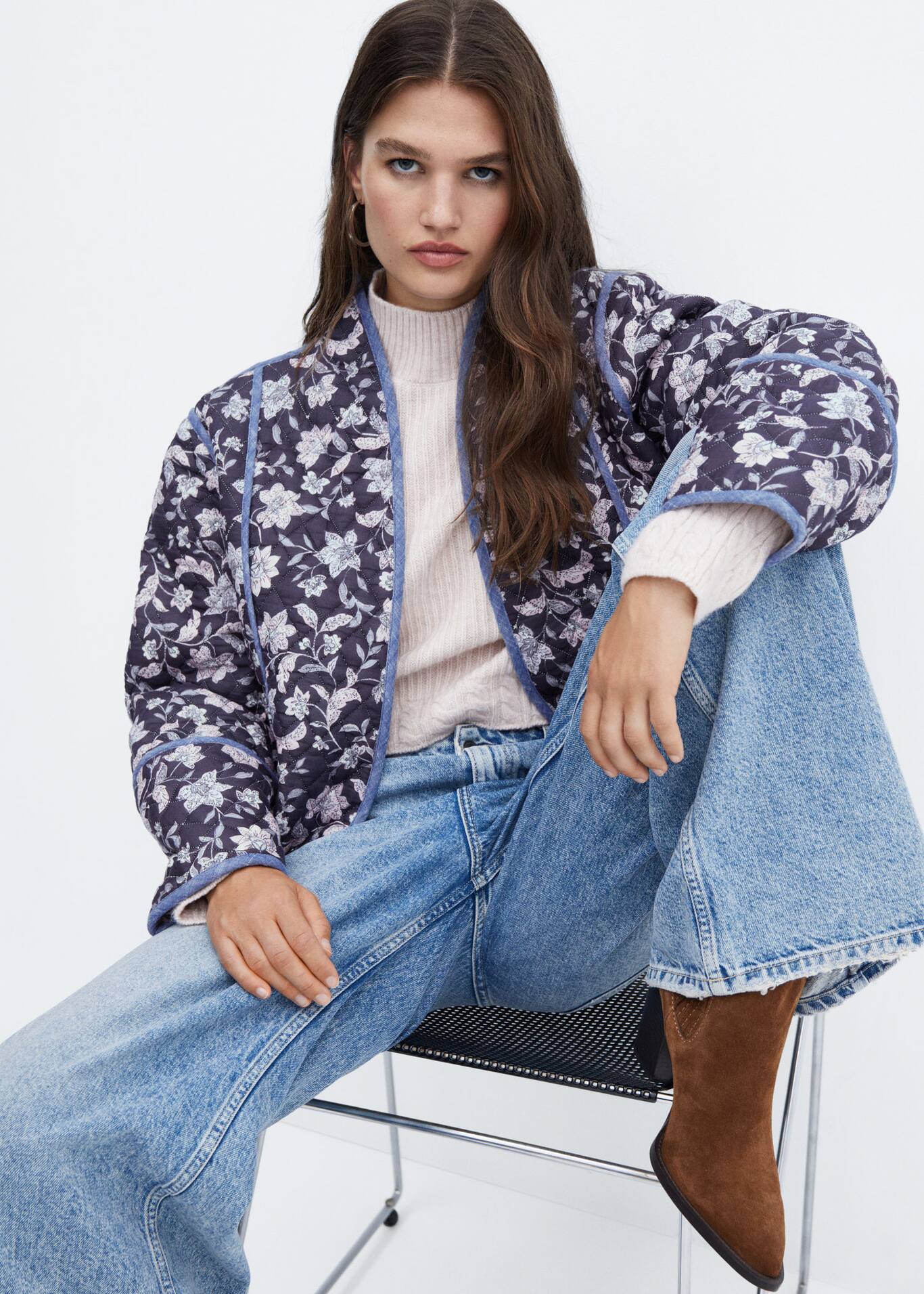 Quilted reversible jacket Women Mango United Kingdom