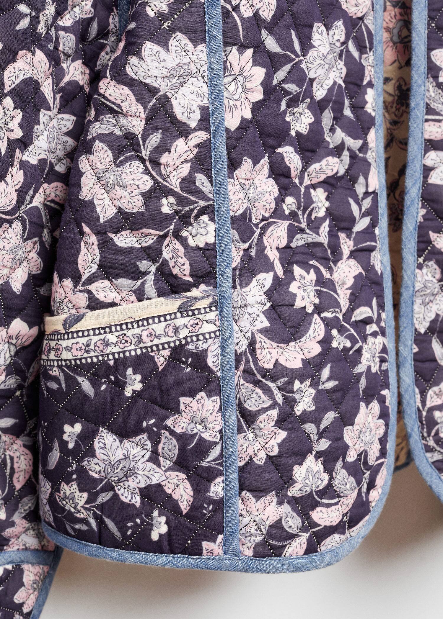 Quilted reversible jacket Women Mango USA