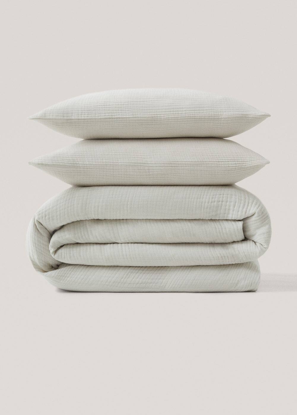 Cotton gauze duvet cover queen bed Home Mango Home USA