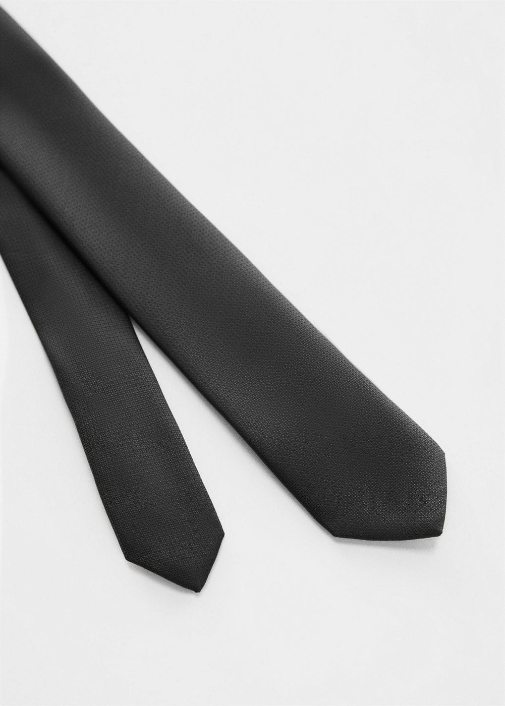 Cravatta Stretta Uomo In Cotone - 6 Cm Larga, 150 Cm Lunga, Righe - Foto 9