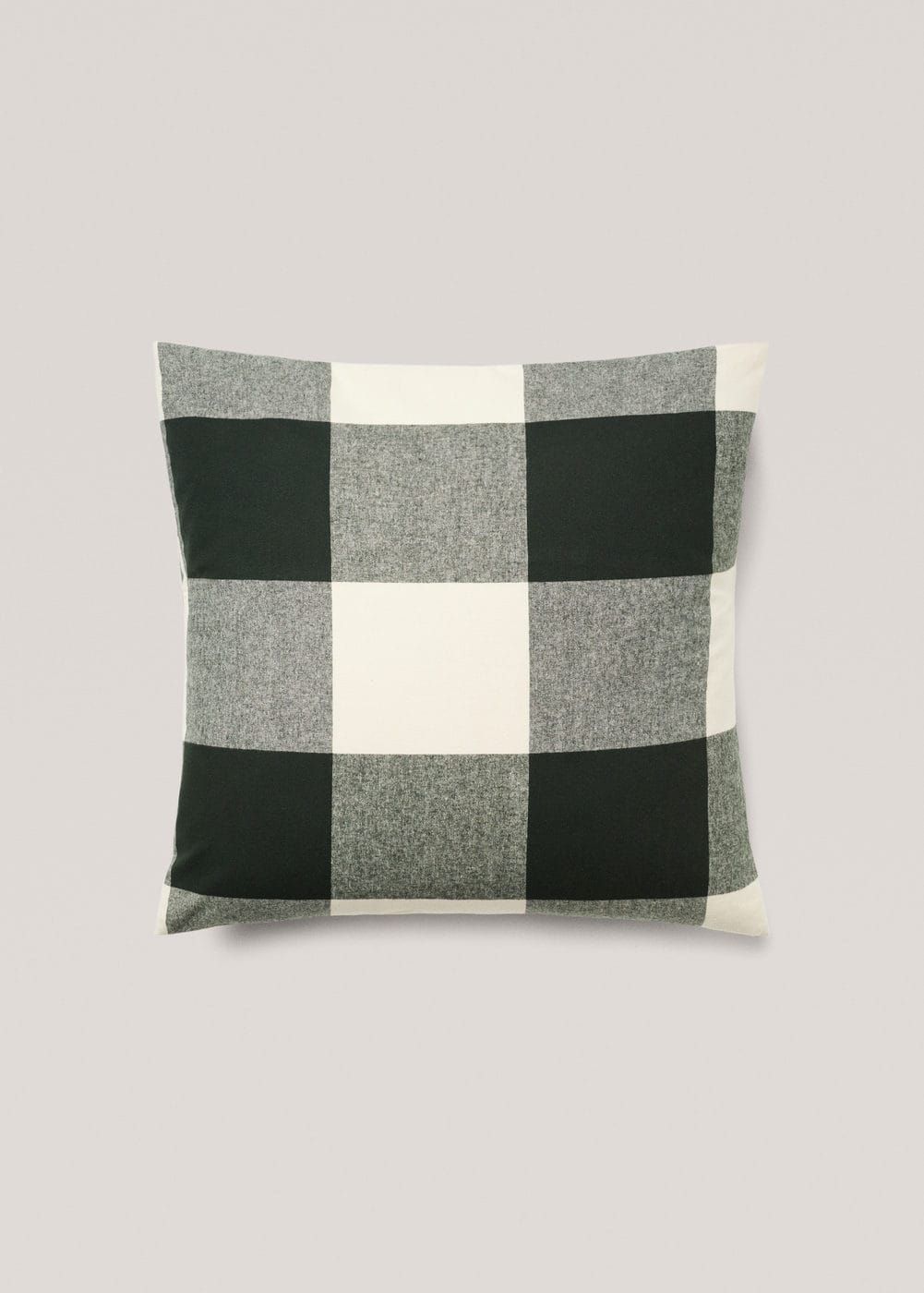 Flannel pillowcase with checkered design 60x60m Home Mango Home