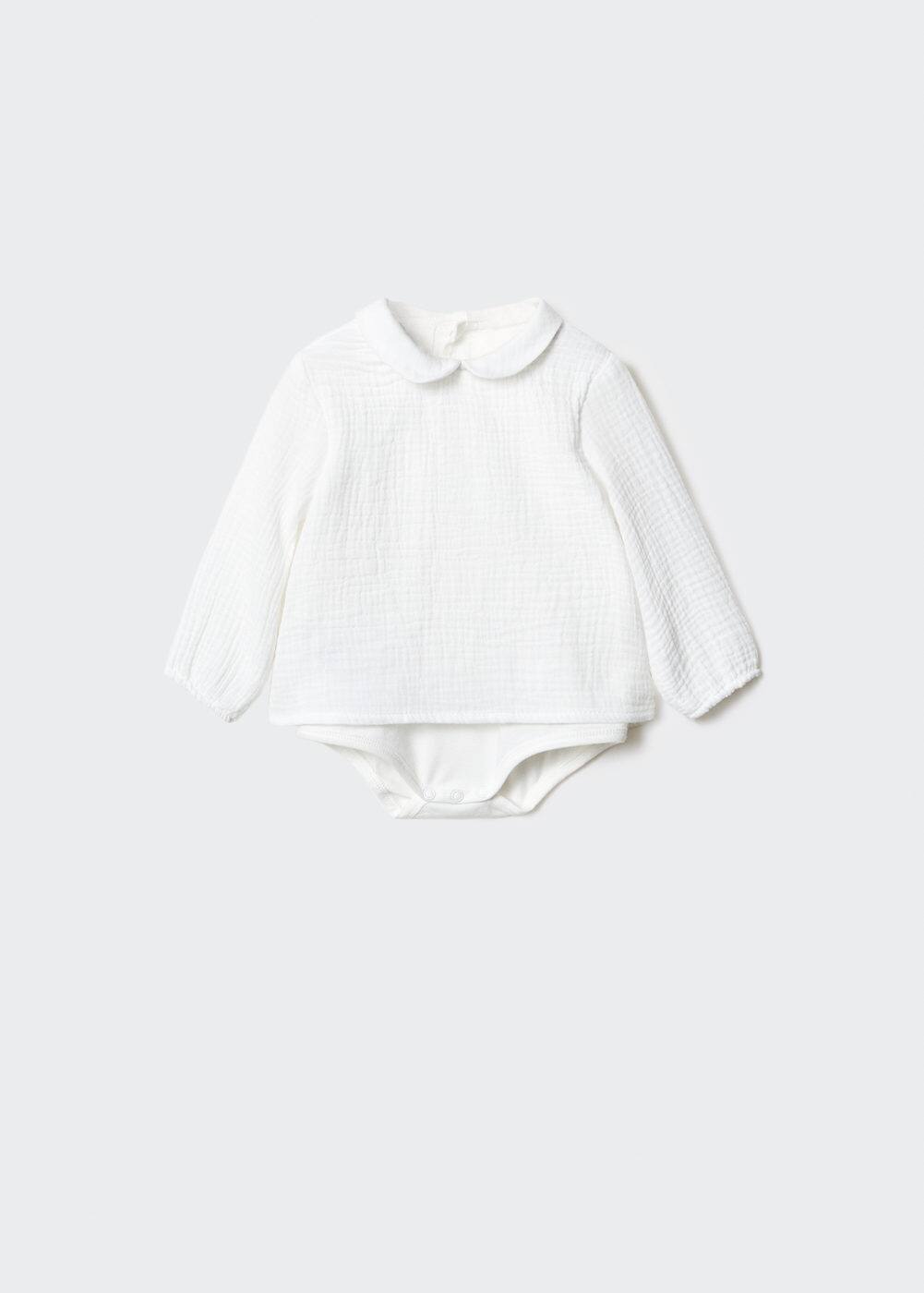 Classic Neck Bodysuit Girls MANGO OUTLET USA classic-neck-bodysuit-girls-mango-outlet-usa