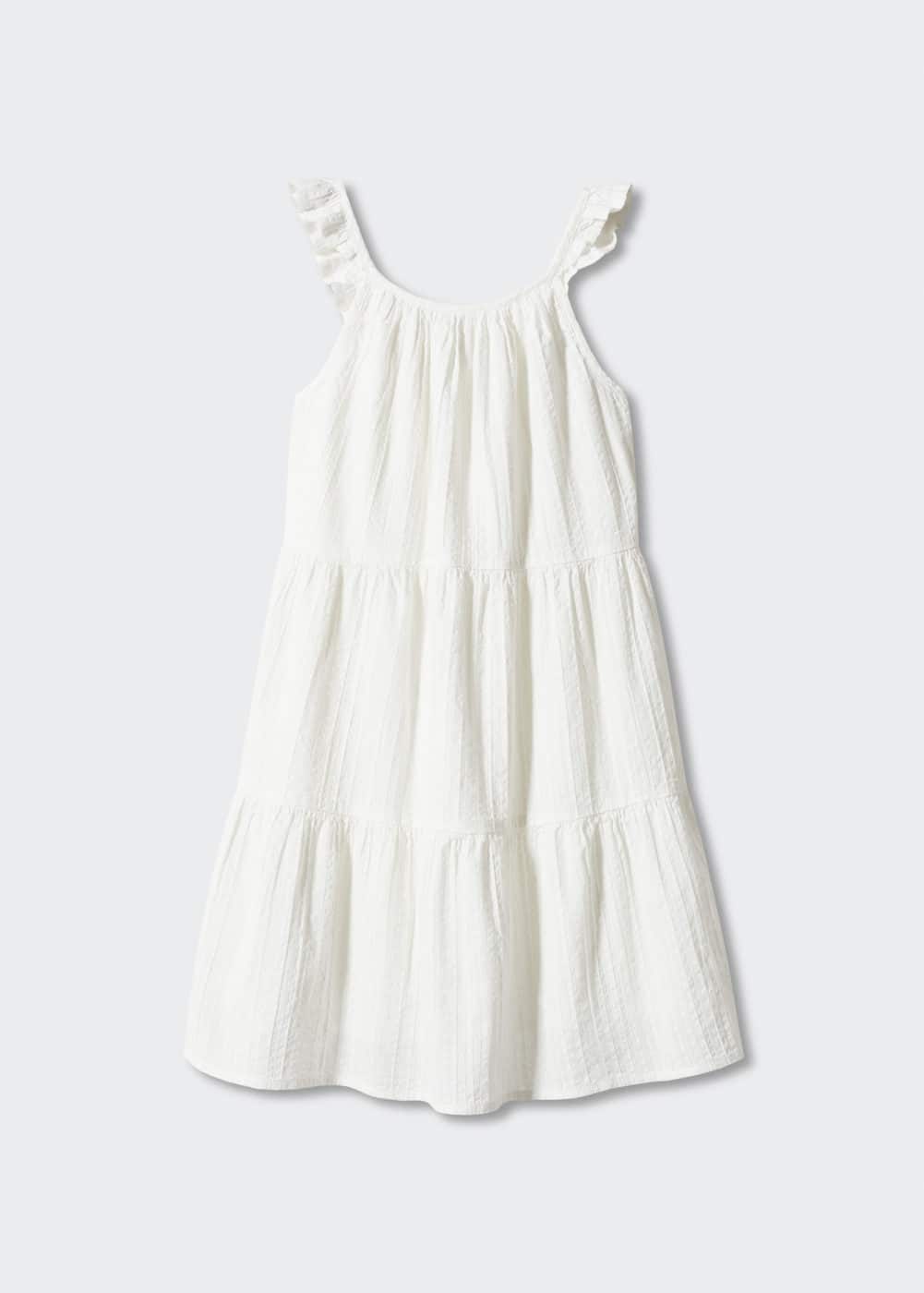 Frill cotton dress Women Mango United Kingdom