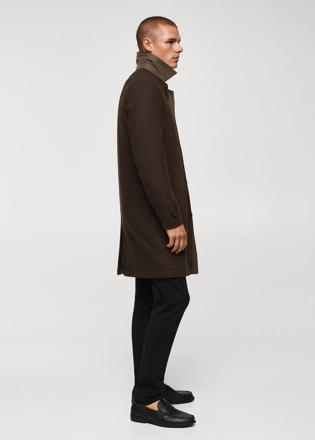 Mango Parka In Brown