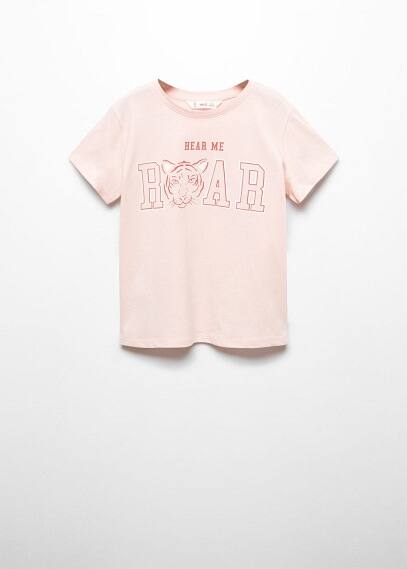 Mango Kids' T-shirt Pink