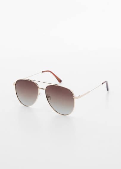 Polarised sunglasses gold