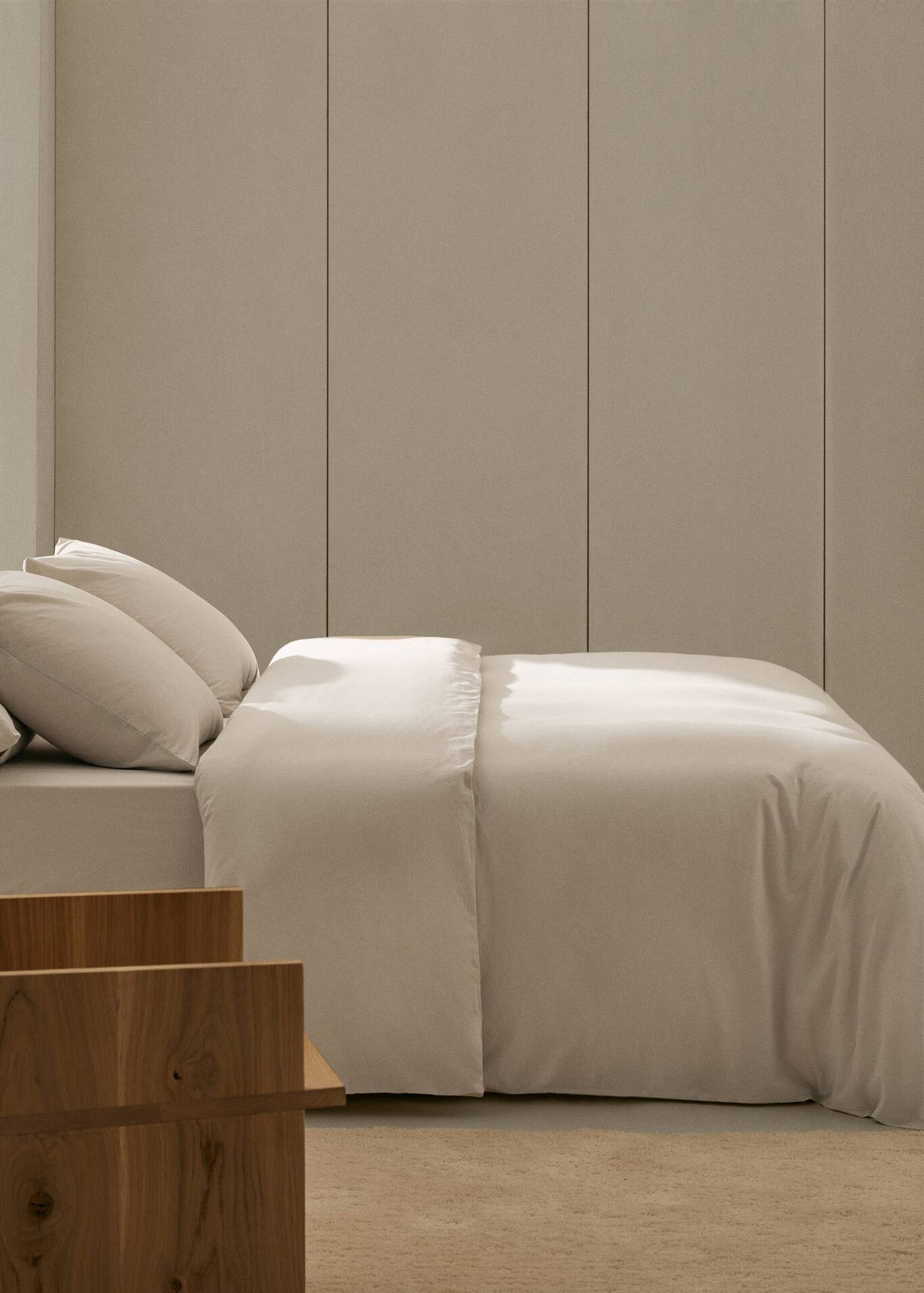 Washed cotton duvet cover 60 in Home Mango Home USA