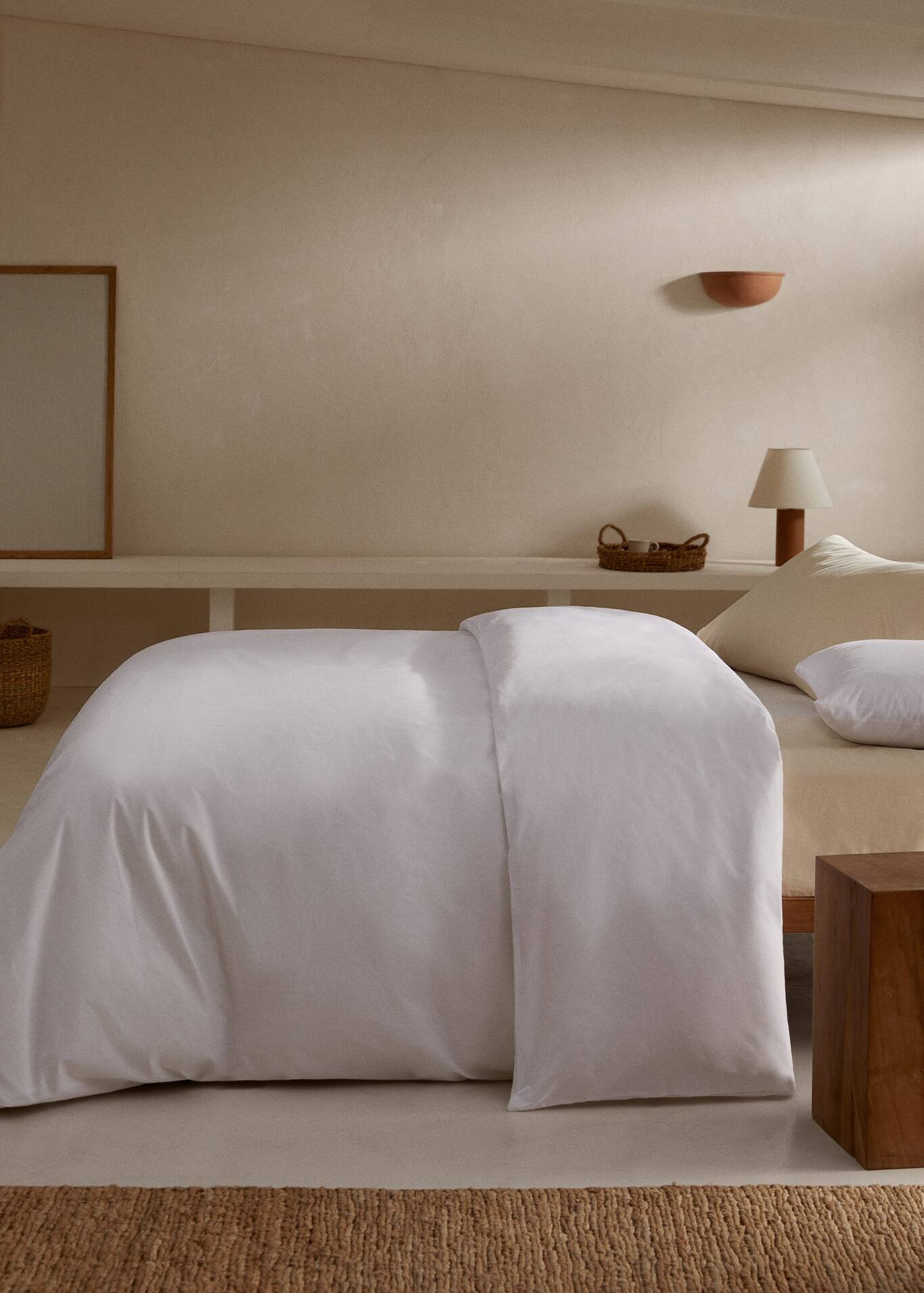 Percale cotton 150 threads duvet cover 90cm bed Woman Mango New Zealand