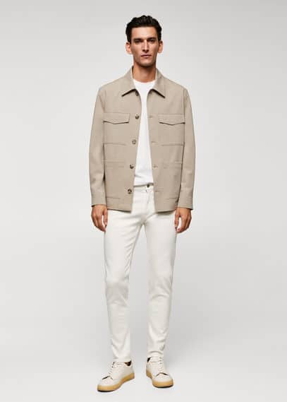 Slim fit Ultra Soft Touch Patrick jeans off white