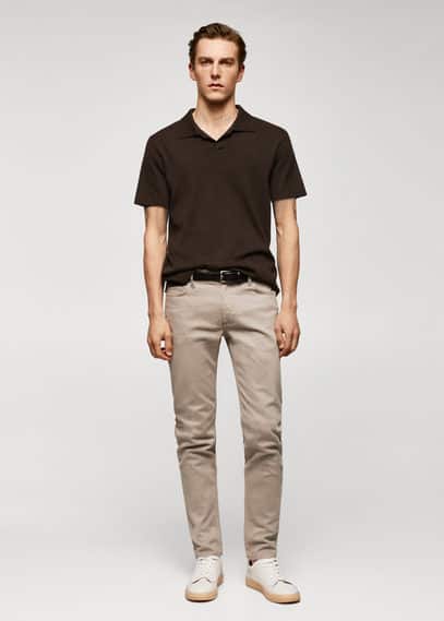 Jan slim-fit jeans beige
