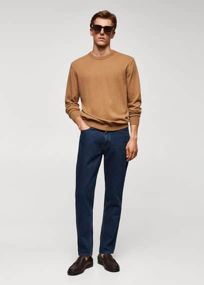 Bob straight-fit jeans open blue