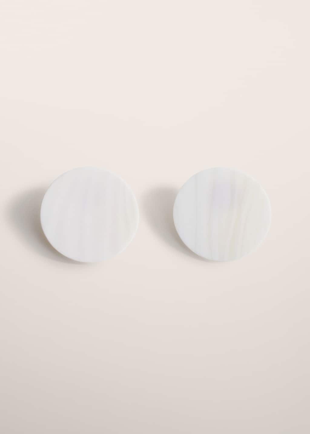 Maxi circular shell earrings