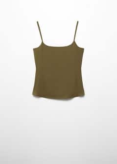 Strapless halter top